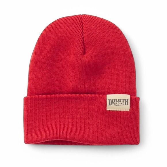 Duluth Trading Red Tough Guy Knit Stocking Cap One Size - Picture 1 of 6